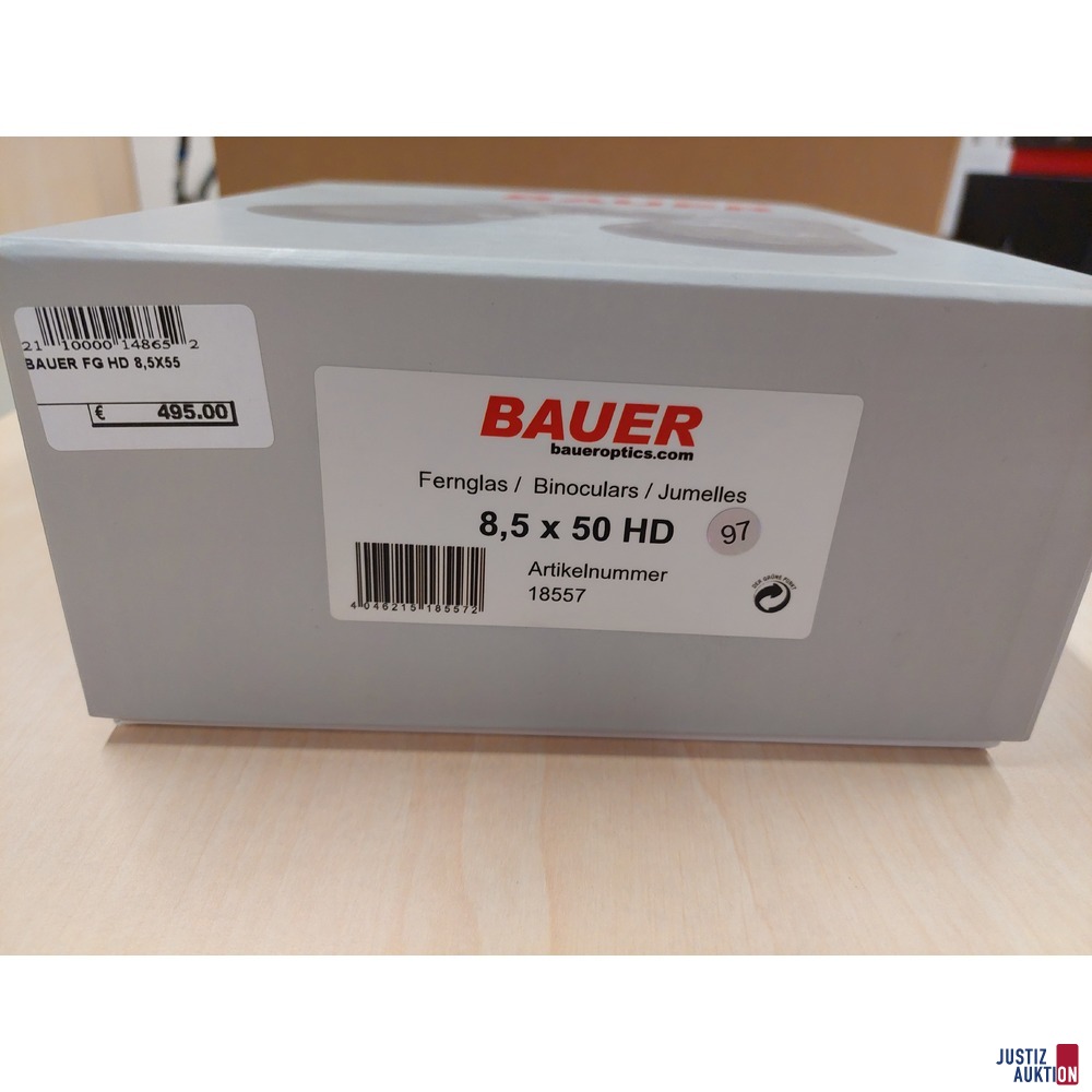 Fernglas der Marke Bauer 8,5 x 50 HD