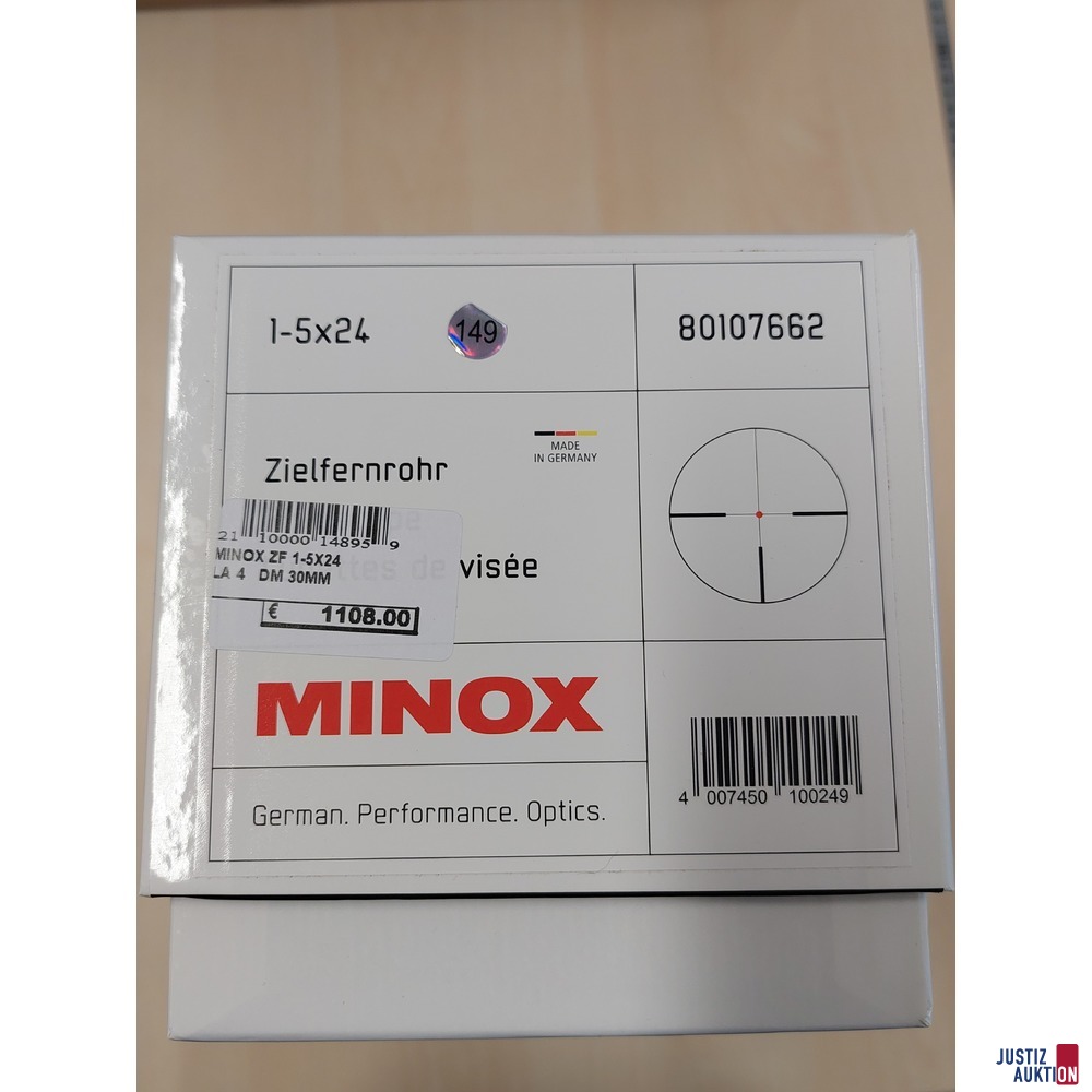 Zielfernrohr der Marke MINOX 1-5x24