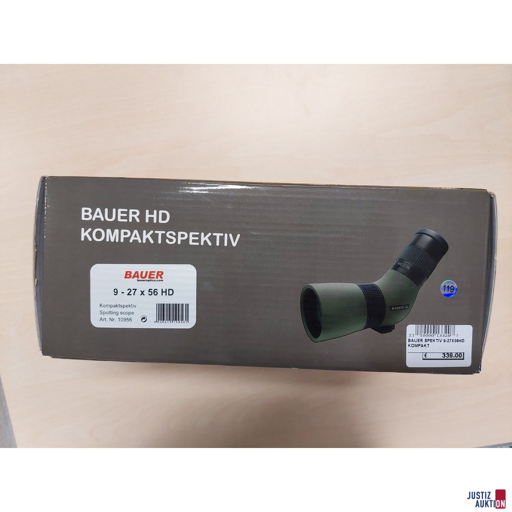 Kompaktspektiv der Marke Bauer 9-27x56 HD