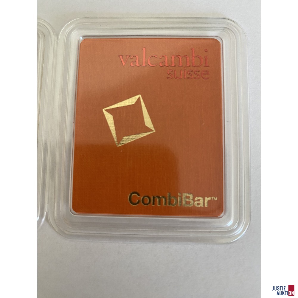 50 x 1 g Tafelgold  - 999,9 Gold - 50 g - verschweißt
