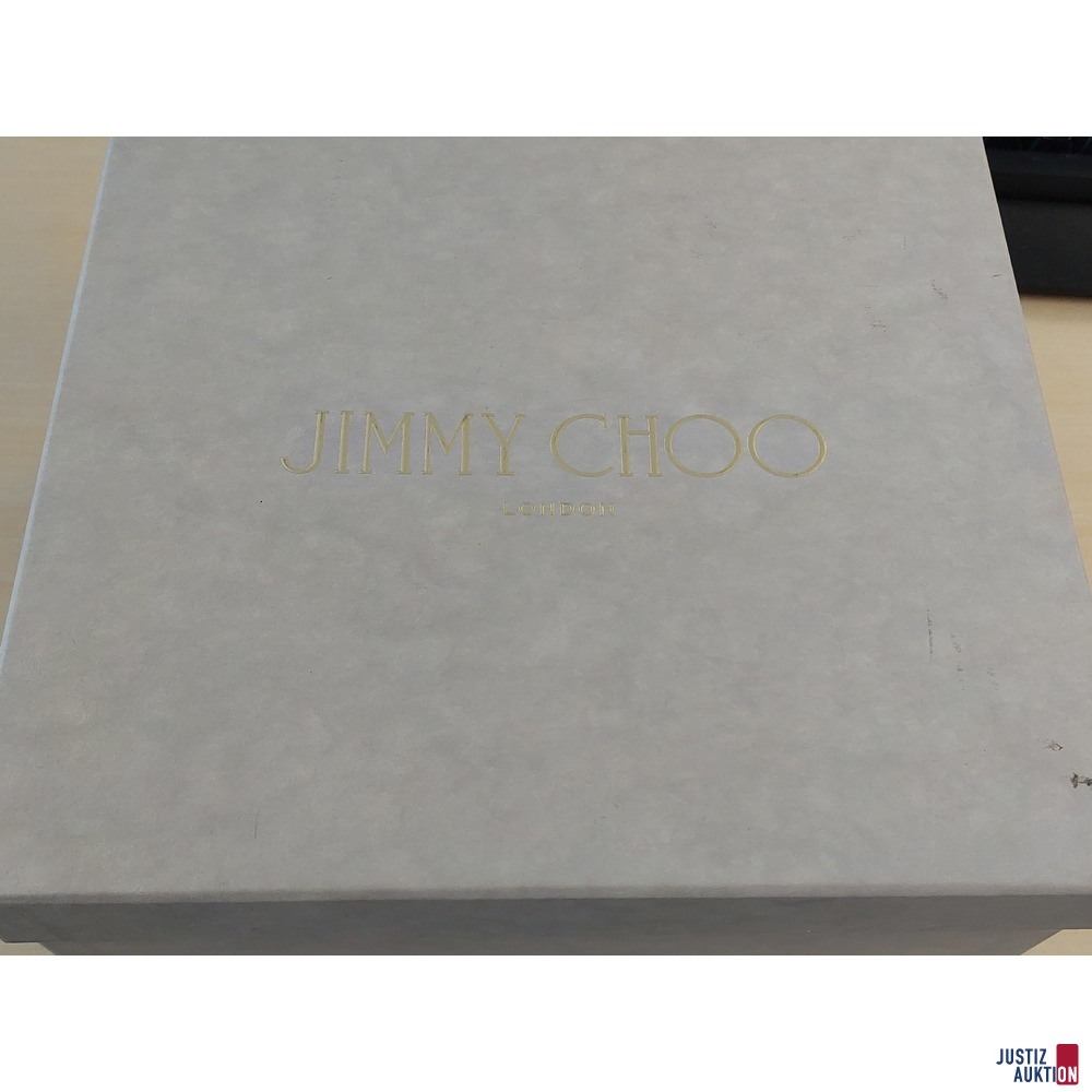 Umhängetasche der Marke Jimmy Choo Exotenleder schwarz
