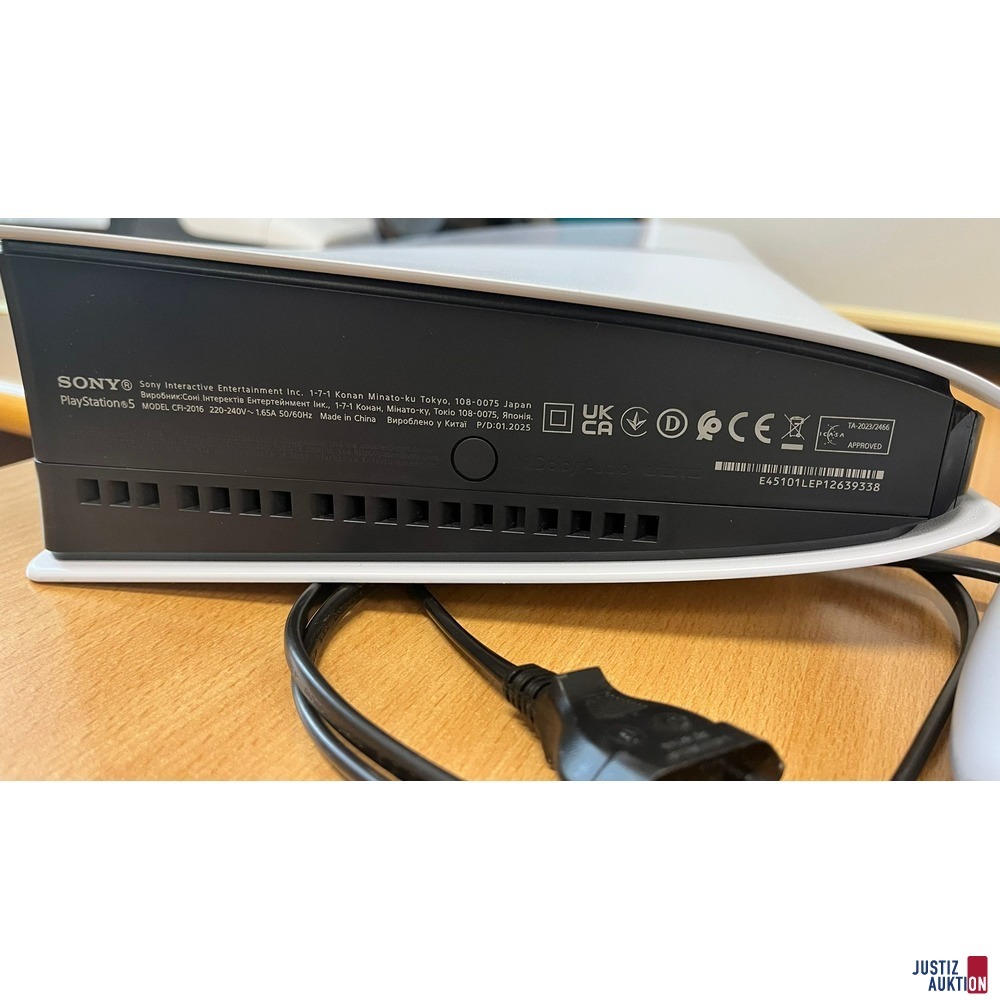 Sony Playstation 5 - inkl&period; Controller