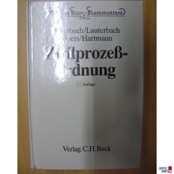 ZPO, Baumbach/Lauterbach, 72. Aufl. 2014