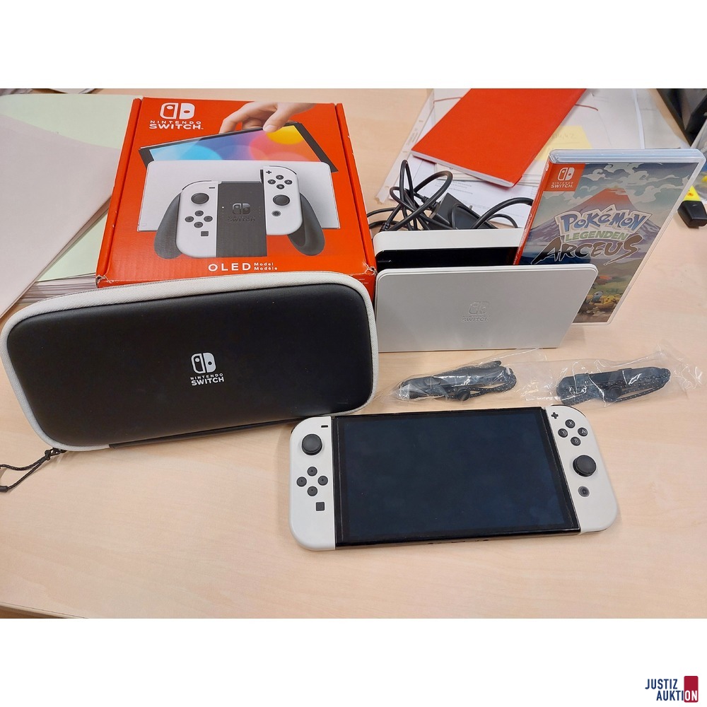 Nintendo Switch OLED schwarz/weiß