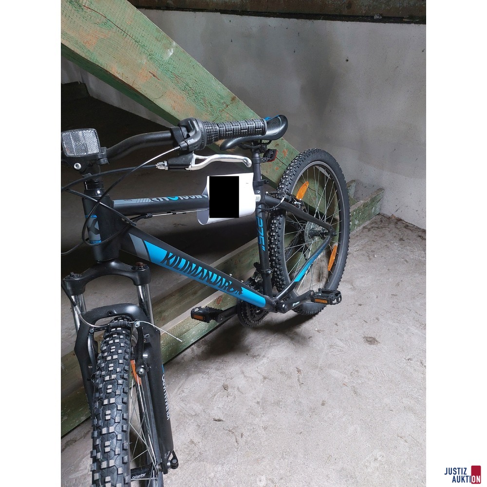 MTB X Fact Mission Alu Kilimanjaro schwarz/blau 