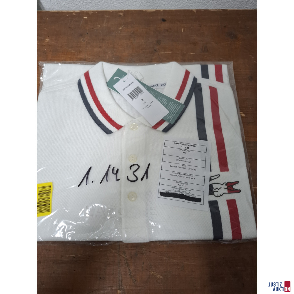 Lacoste Poloshirt Gr&period; 4