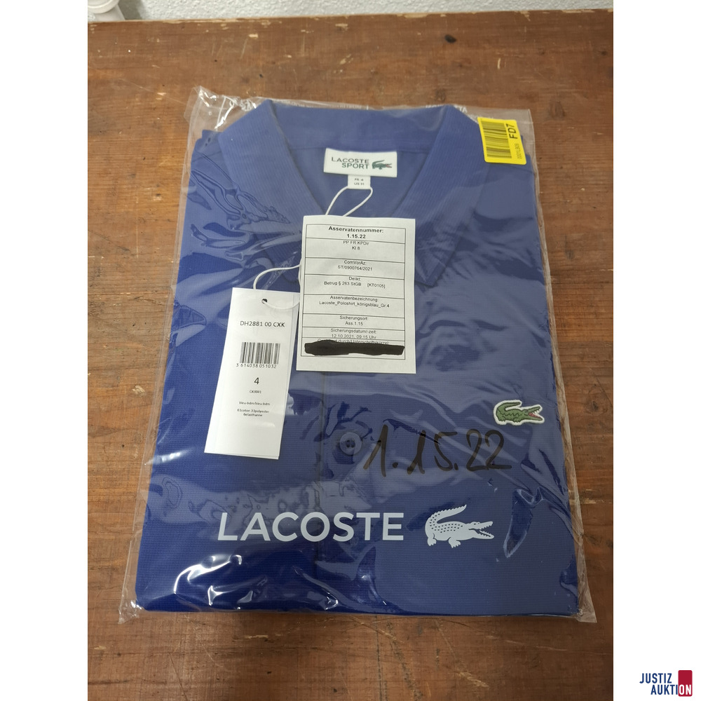 Lacoste Polo Gr&ouml;&szlig;e 4