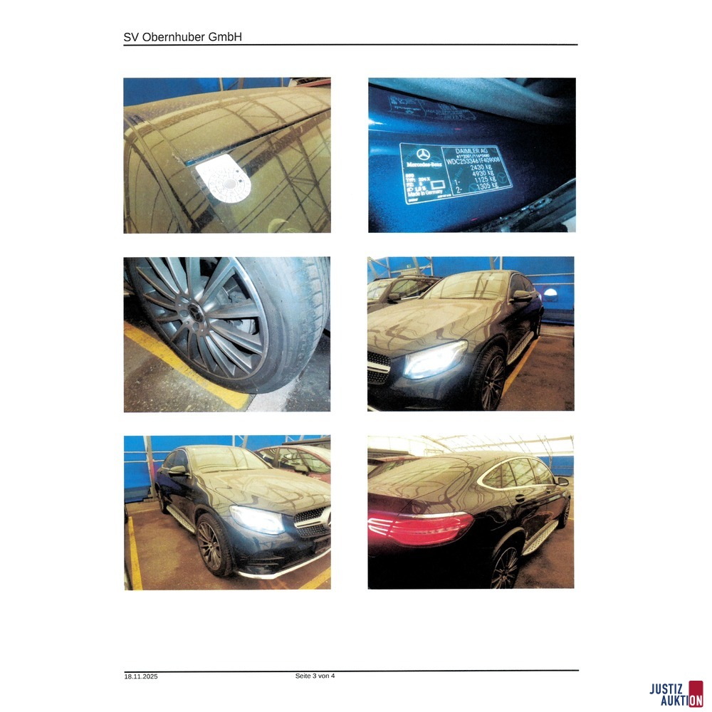 Mercedes Benz GLC250 4M Coupe