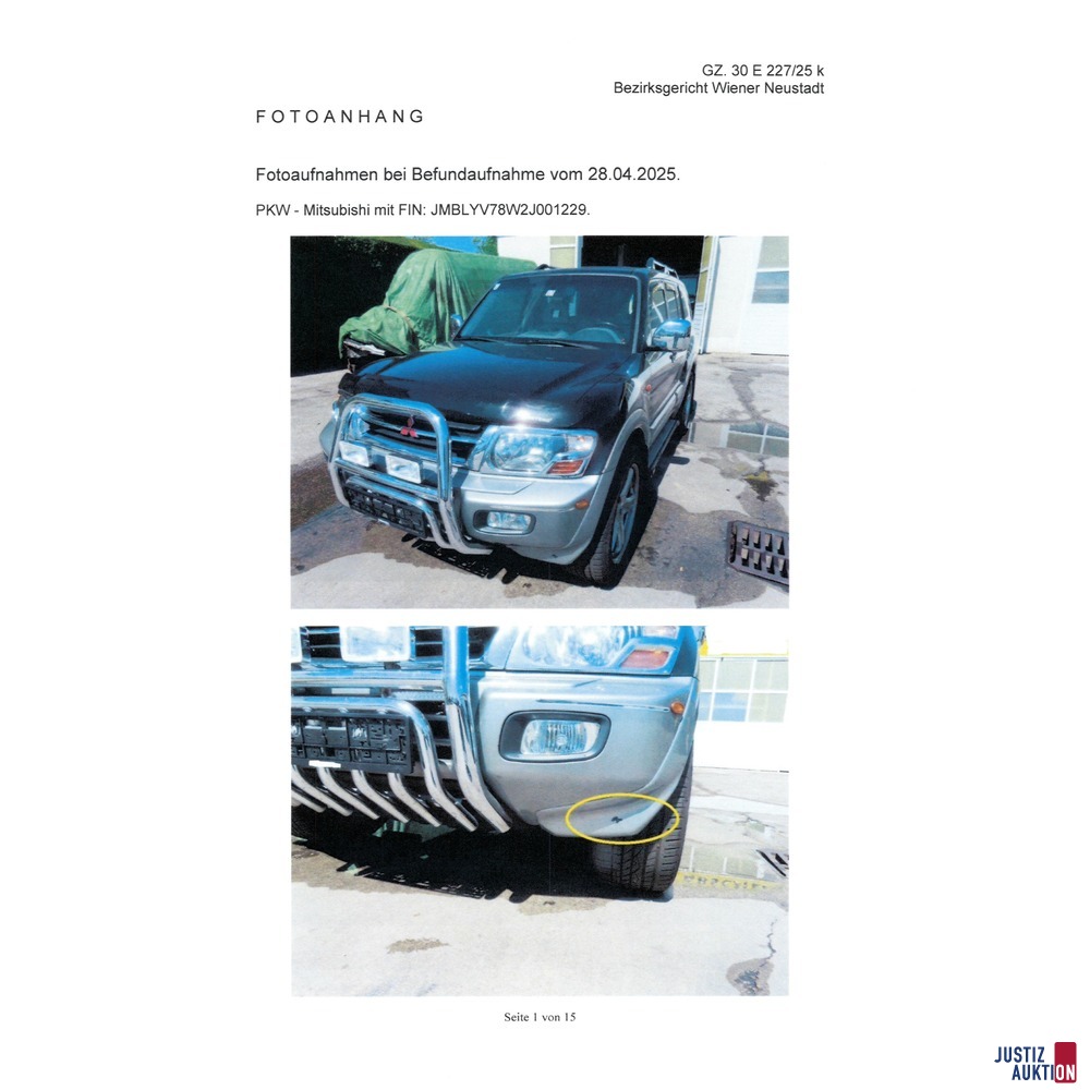 Mitsubishi Pajero Wagon GLS 3,2 Di-D TD Aut.