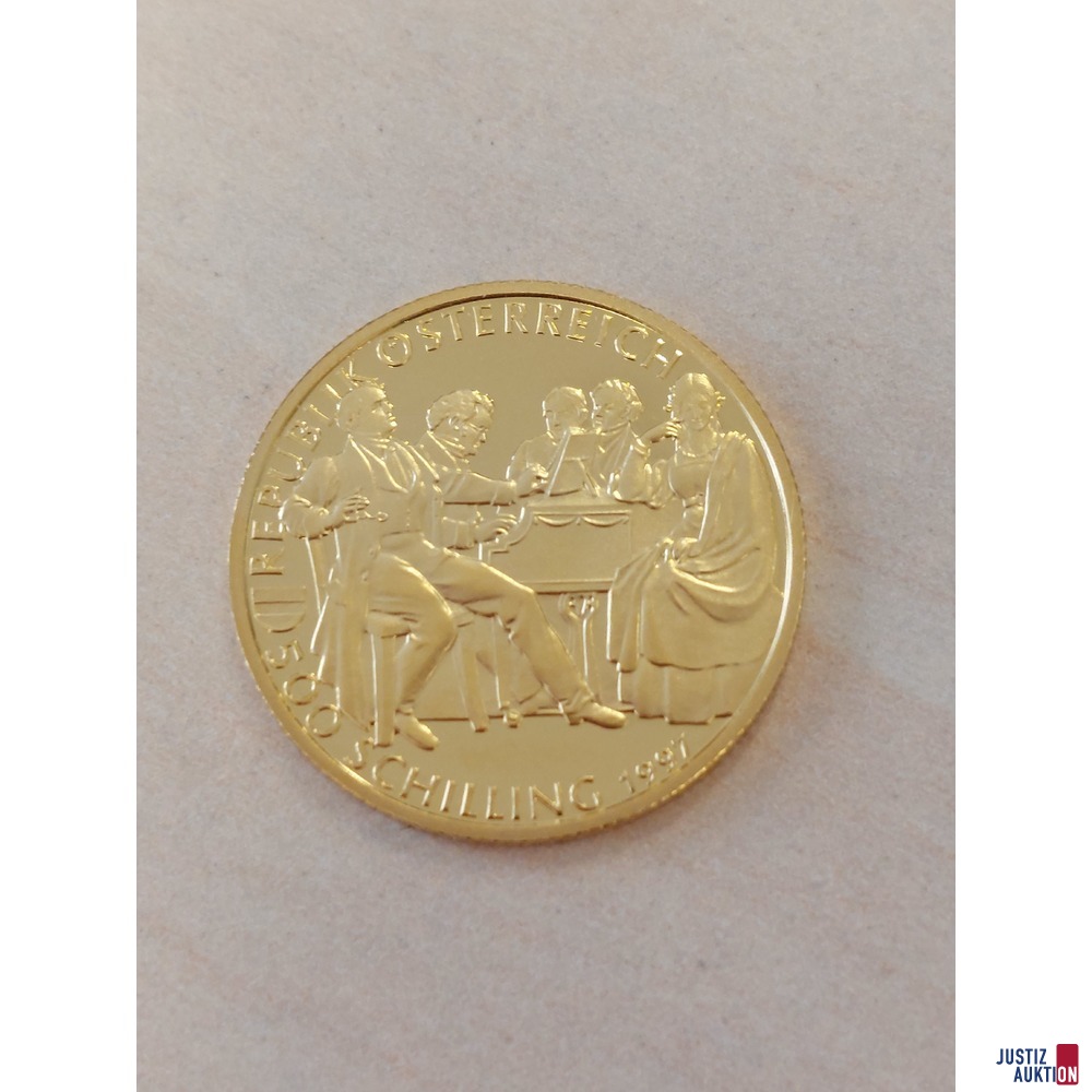 Sammelmünze Münze Österreich ATS 500,--