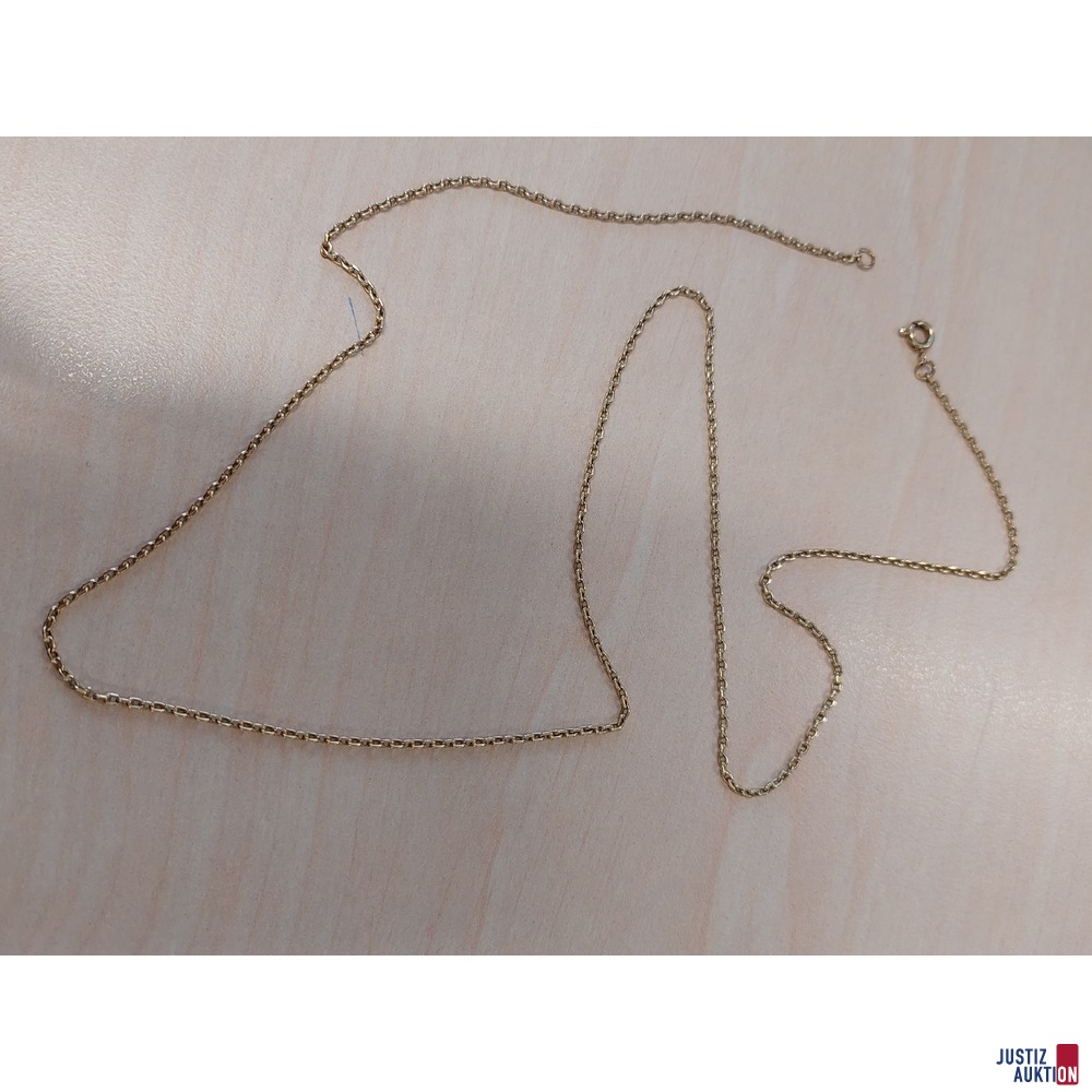 Halskette Anker 585 ‰ amtspunziert - 60 cm Länge - 5,2 g