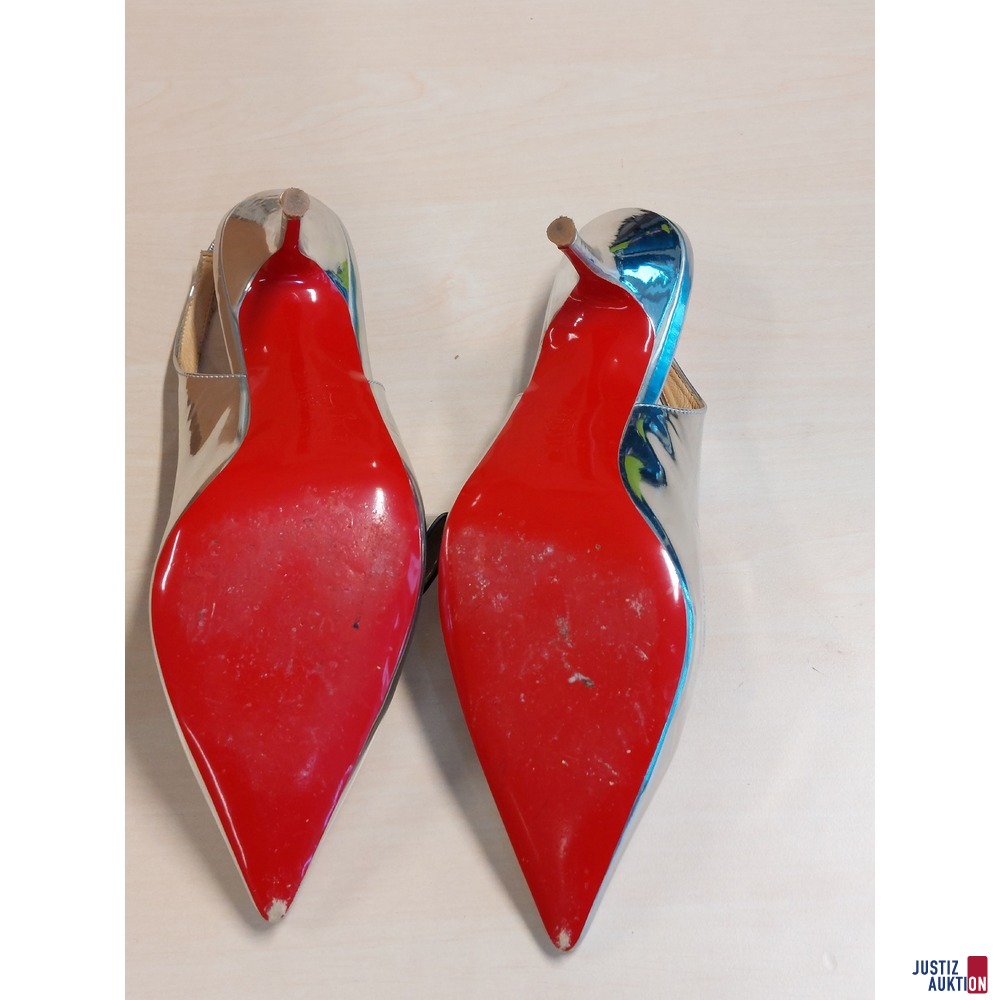 Schuhe der Marke Christian Louboutin Gr&period; 43 Clare Nodo 80 Slim Pumps getragen