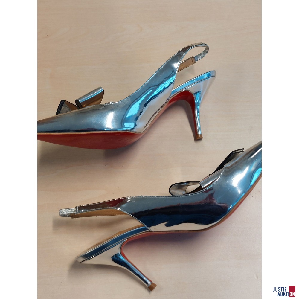 Schuhe der Marke Christian Louboutin Gr&period; 43 Clare Nodo 80 Slim Pumps getragen