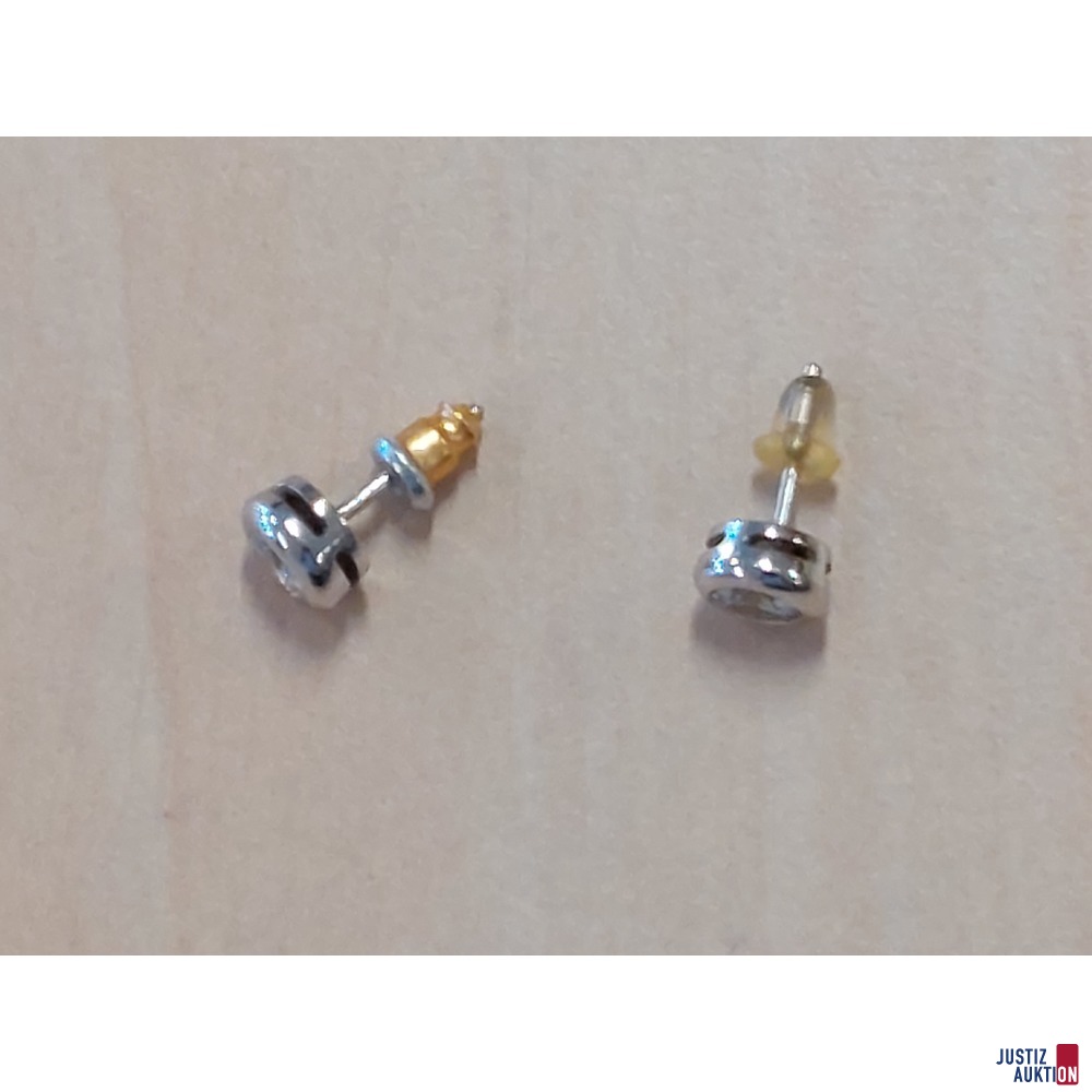 Brilliantohrstecker 585 ‰ Weißgold 1,5 g