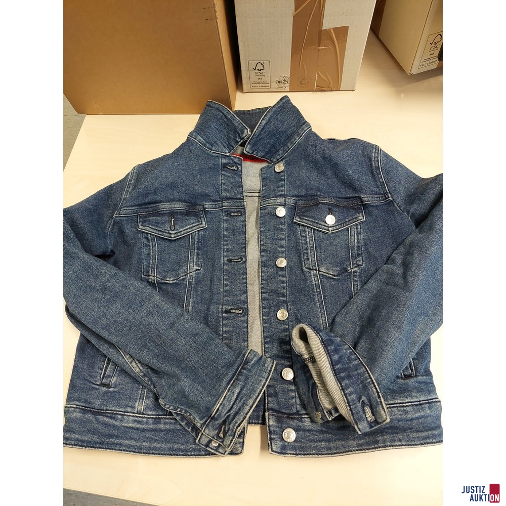 Damenjeansjacke der Marke Hugo Boss &ndash; Trucker Gr&period; L
