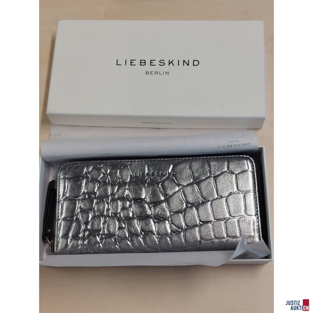 Damengeldb&ouml;rse der Marke Liebeskind Berlin Nr&period; 539 in Originalverpackung Farbe silber NEU