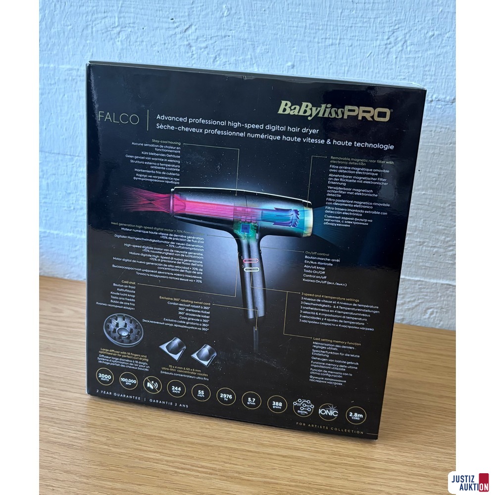 BaByliss PRO Falco Verpackung