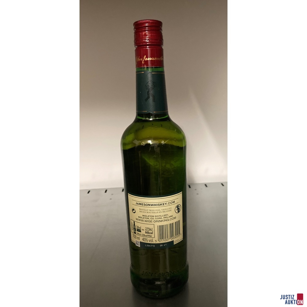 1 Flasche Rückseite