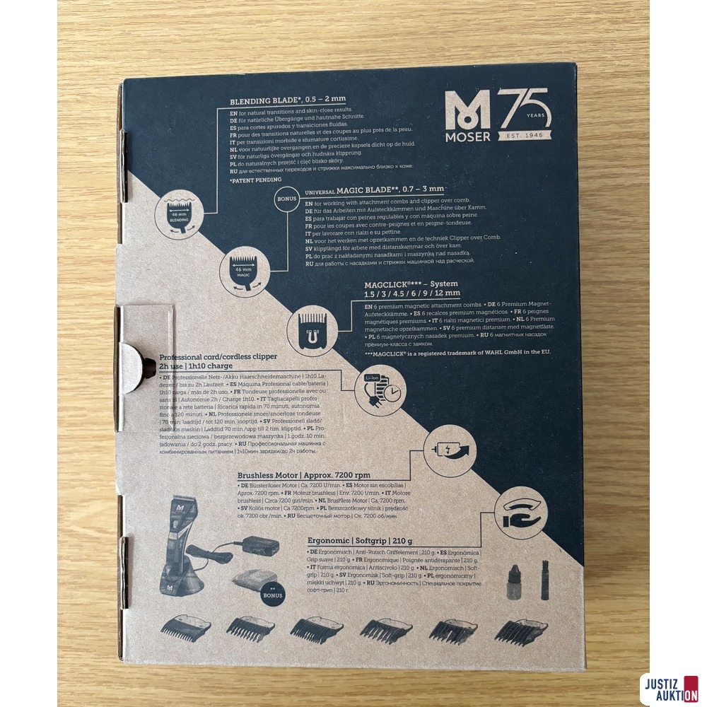 Karton Ansicht hinten