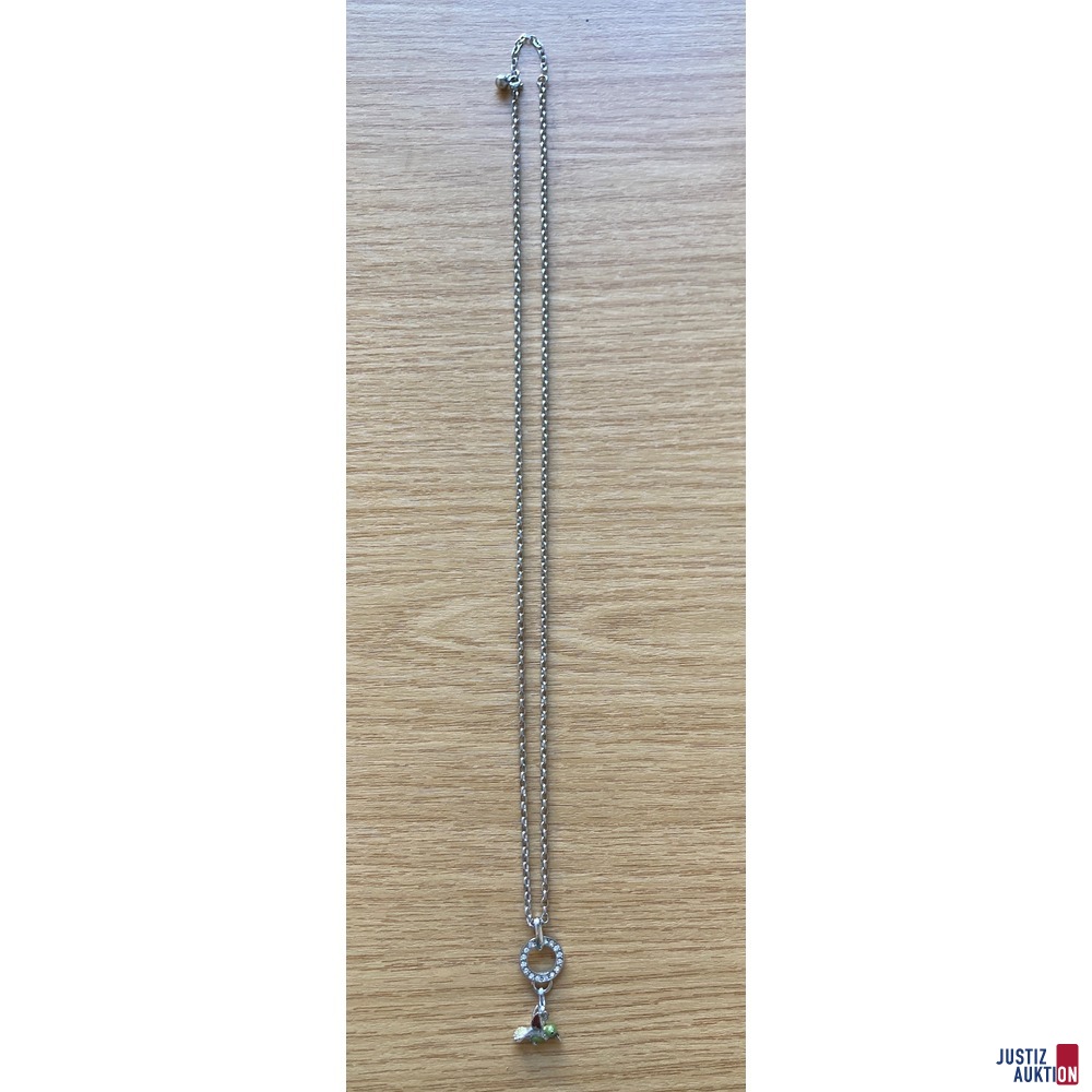 Edelstahlkette mit Vogel-Anhänger