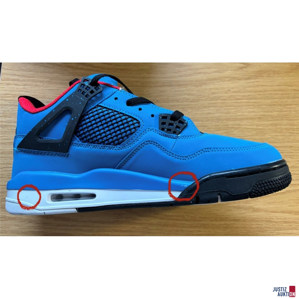 Detailansicht linker Schuh