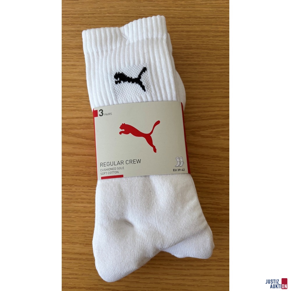 "Puma" Regular Crew Socken, Gr. 39-42