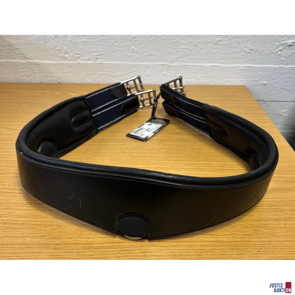 Geschweifter Ledersattelgurt