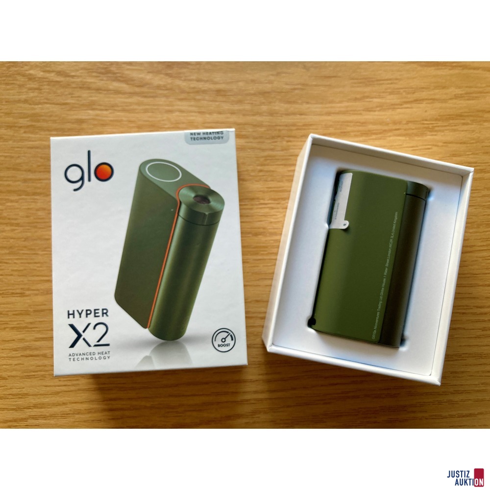 Verpackung "glo Tabak Heater" geöffnet