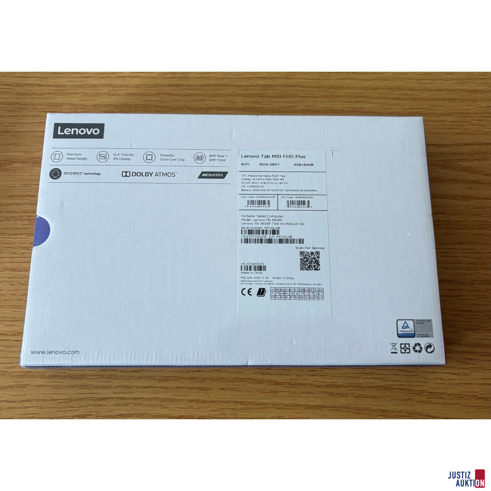 Tablet Ansicht Verpackung R&uuml;ckseite