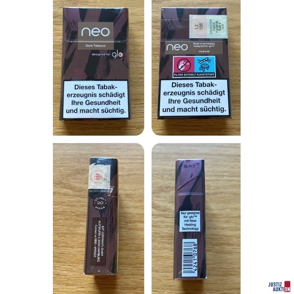 Detailansicht neo Sticks "Dark Tobacco"