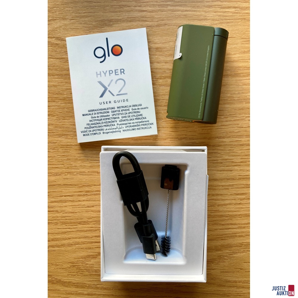 Verpackung "glo Tabak Heater" Inhalt