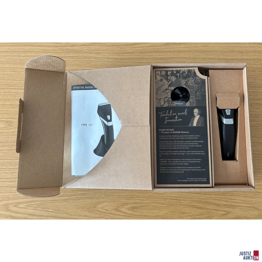 Karton ge&ouml;ffnet