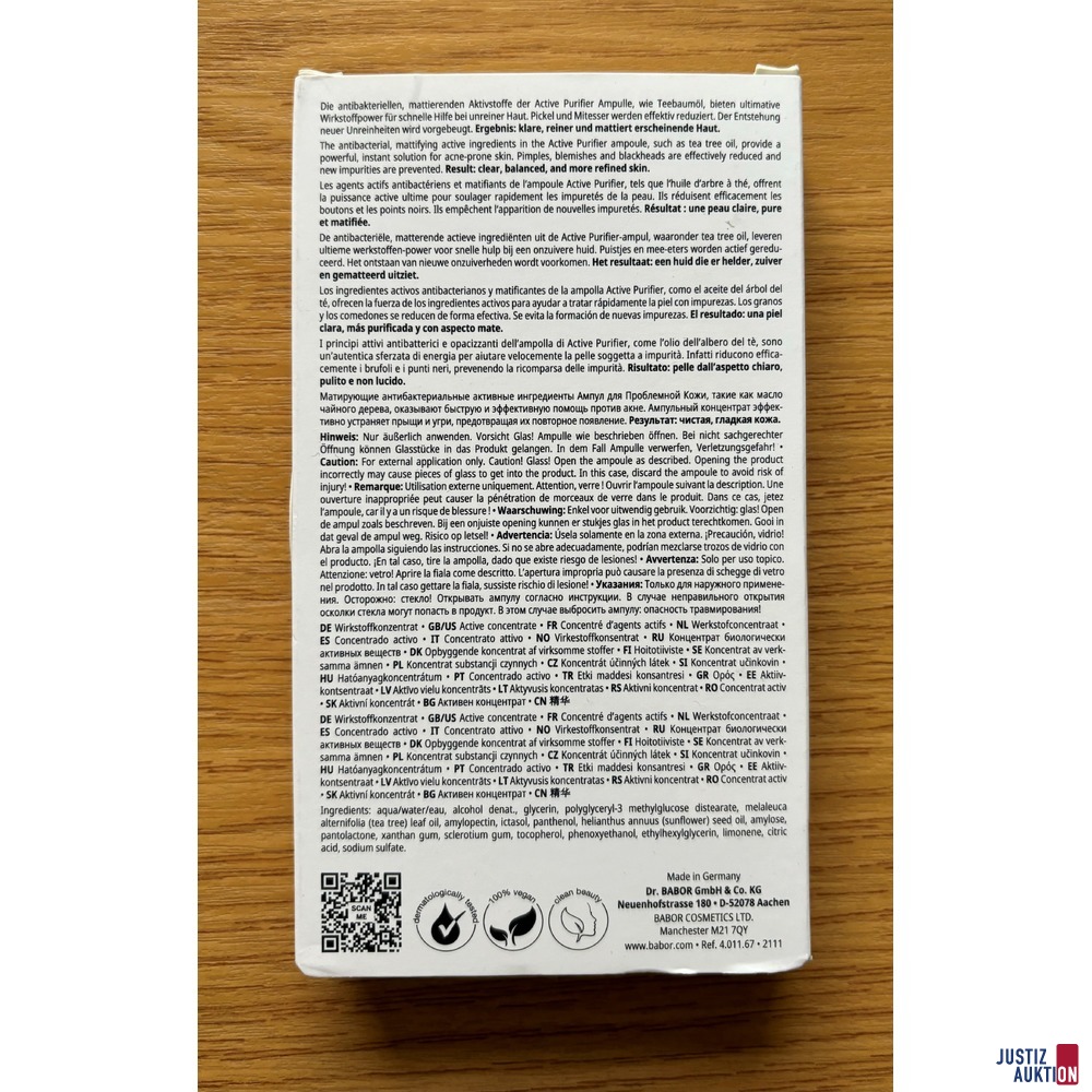 Detailaufnahme Active Purifier Ampulle