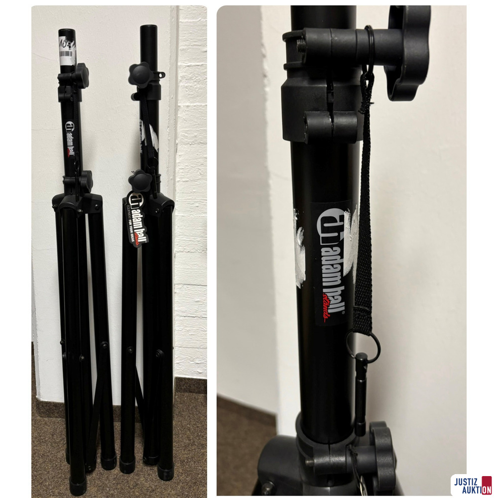 Yamaha Mischpult / Aktivlautsprecher + Boxenständer – foto 10 – kavel bij Justiz-Auktion, Stade