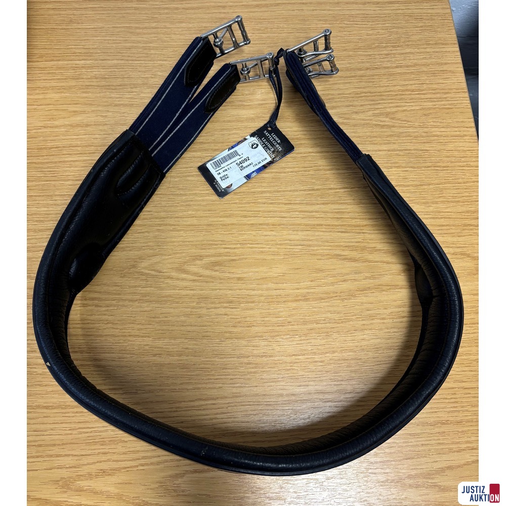 Geschweifter Ledersattelgurt