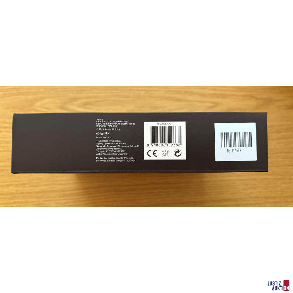 Verpackung Unterseite