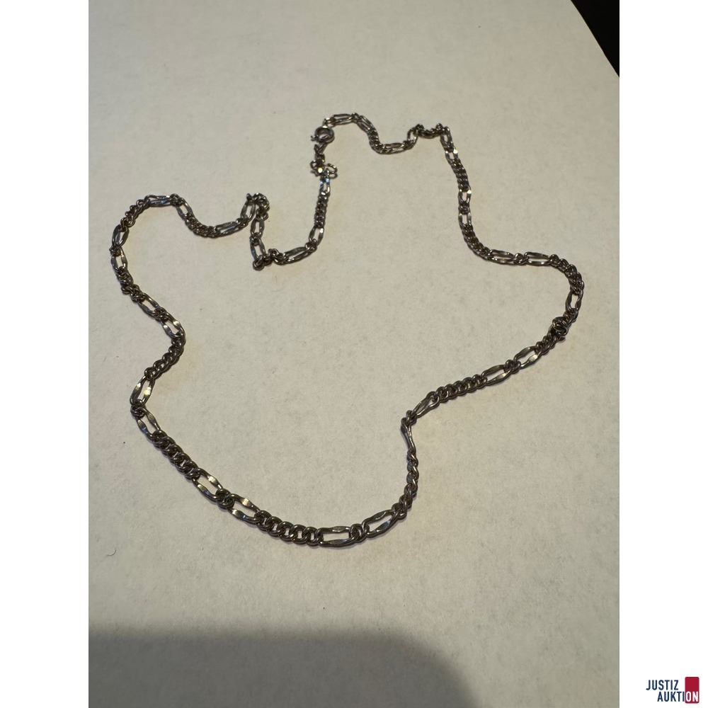 Gliederkette silberfarben