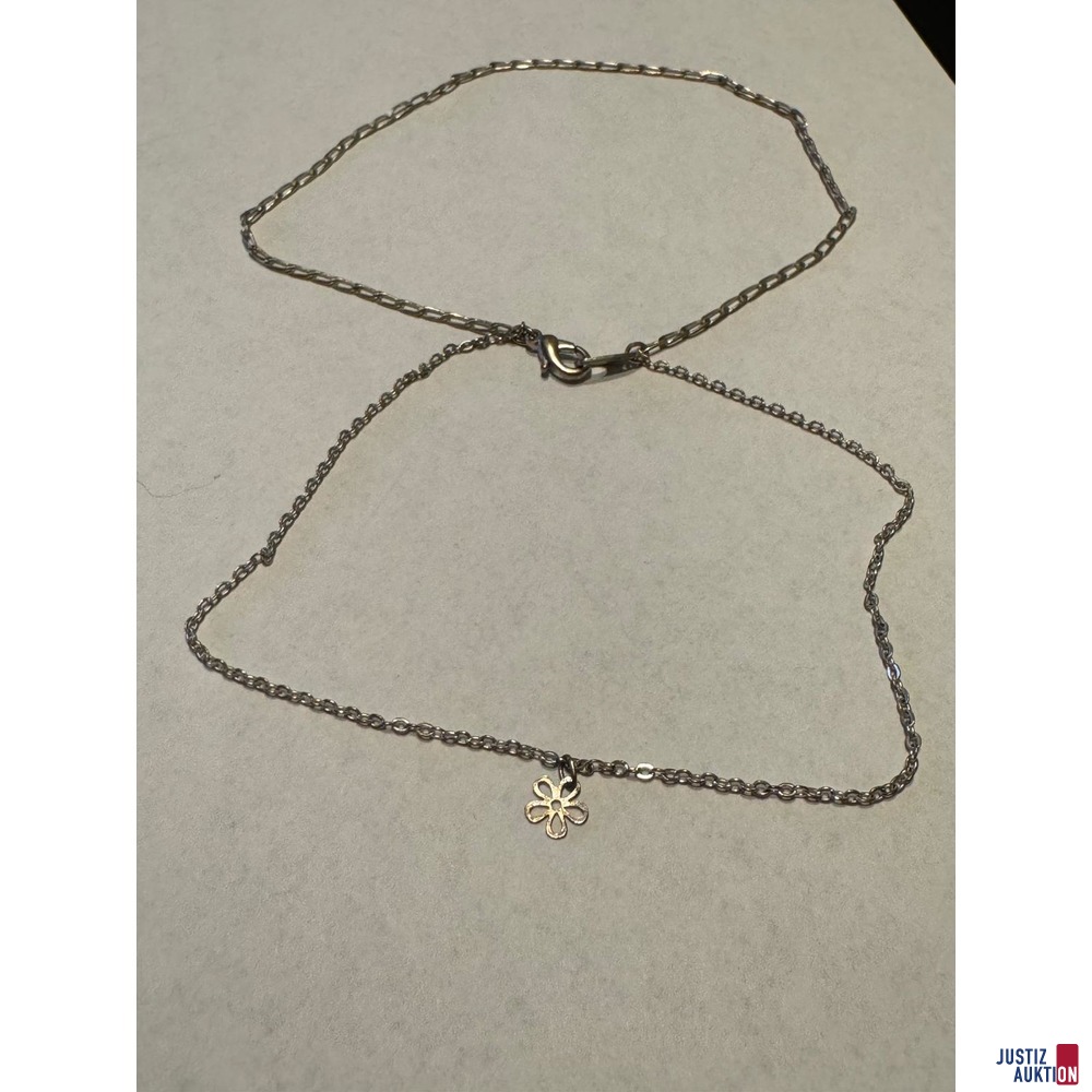 Silberfarben&comma; doppelt