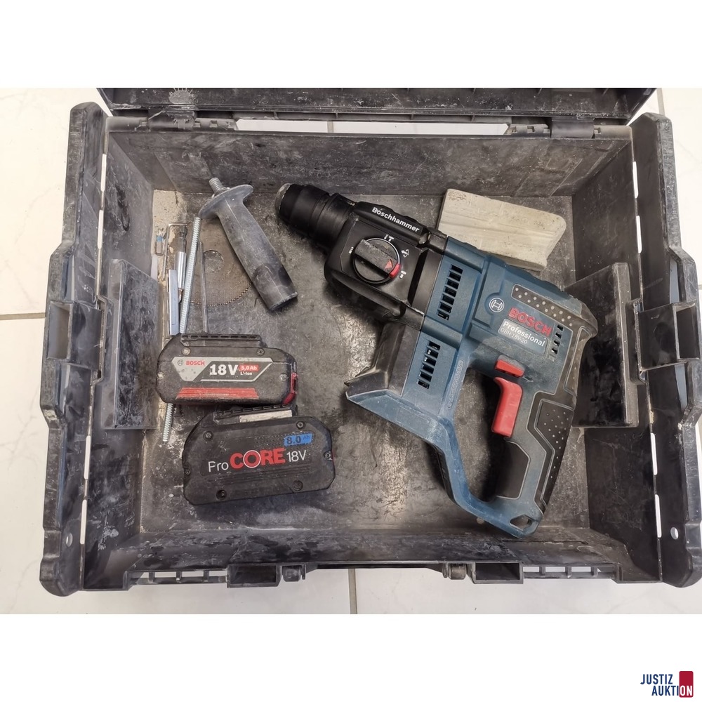 Maschine und Akkus