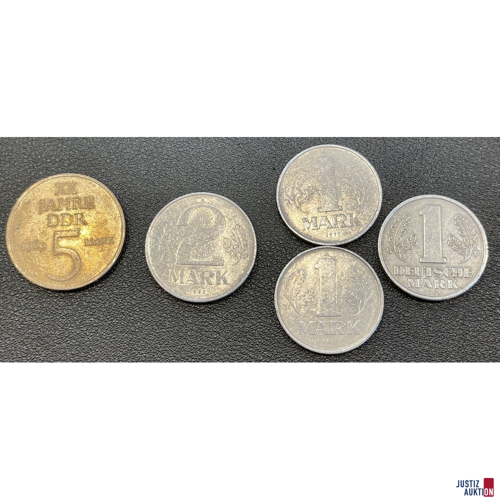 1. Bild mit versch. Münzen
