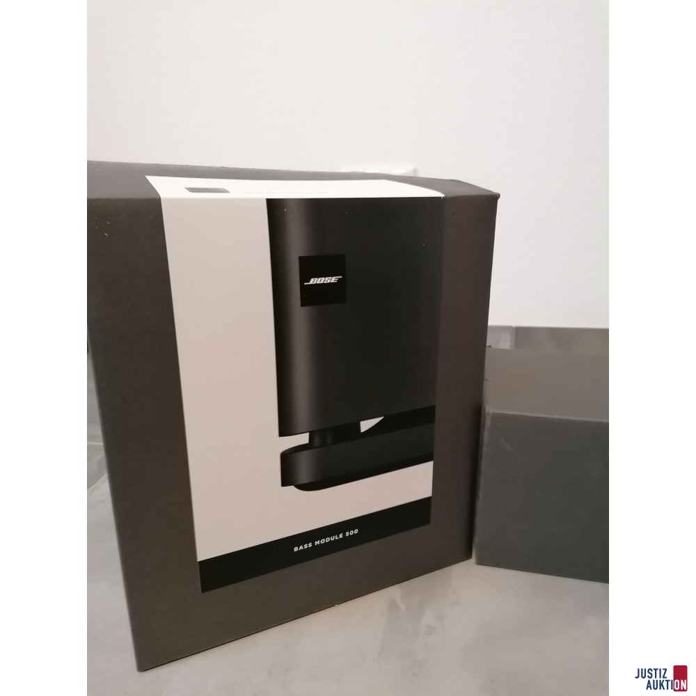 Bassmodul mit Verpackkung