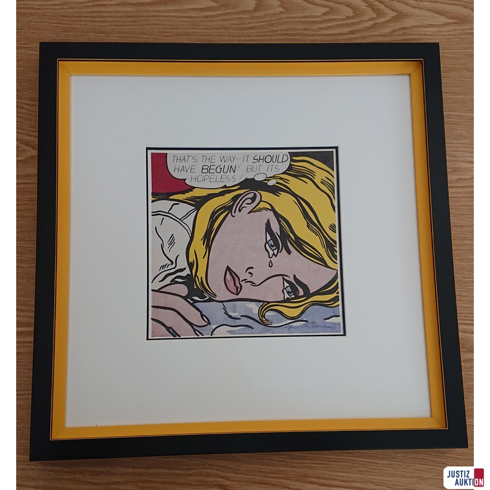 Druck Roy Lichtenstein 