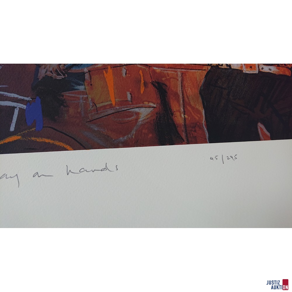 Lithographie von Ron Wood