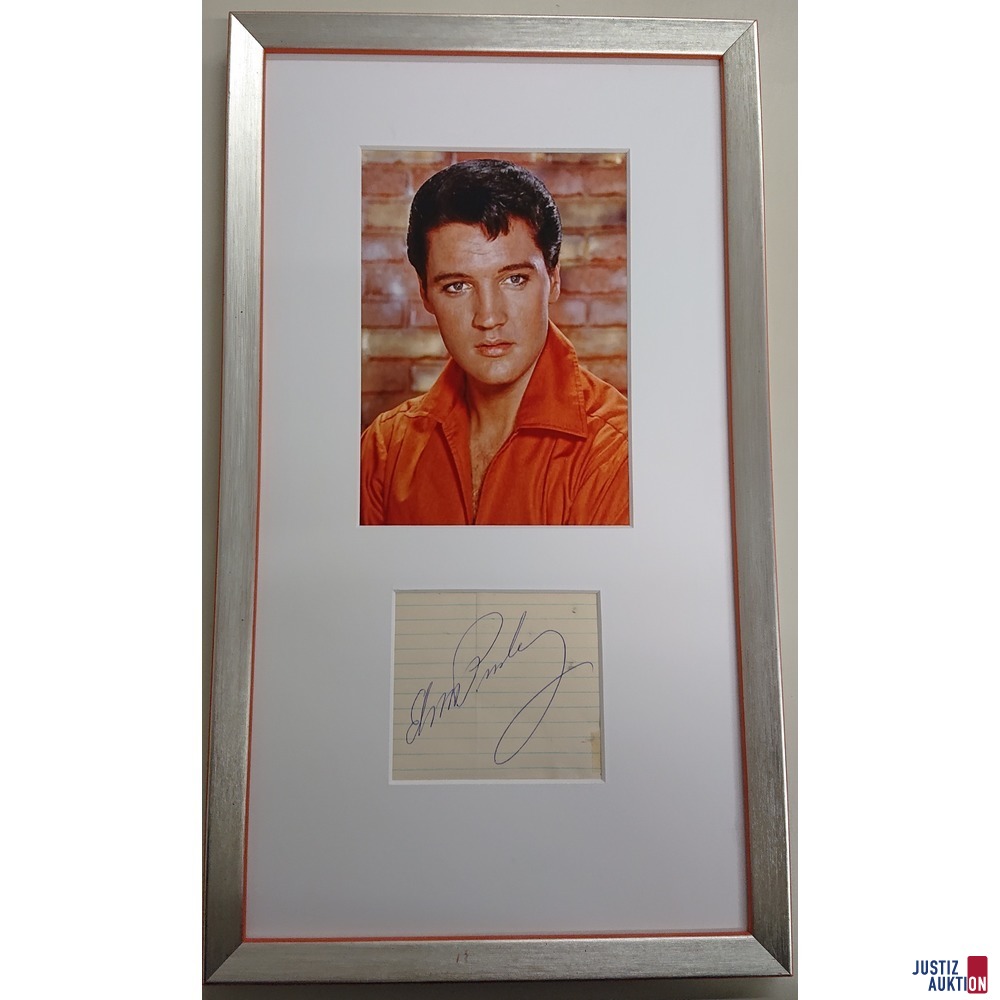 Elvis Presley Originalunterschrift