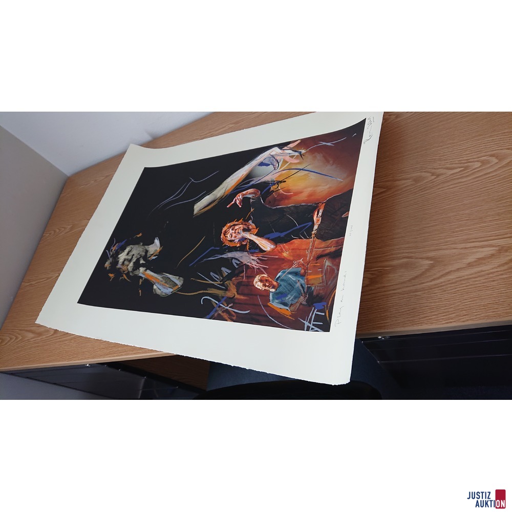 Lithographie von Ron Wood