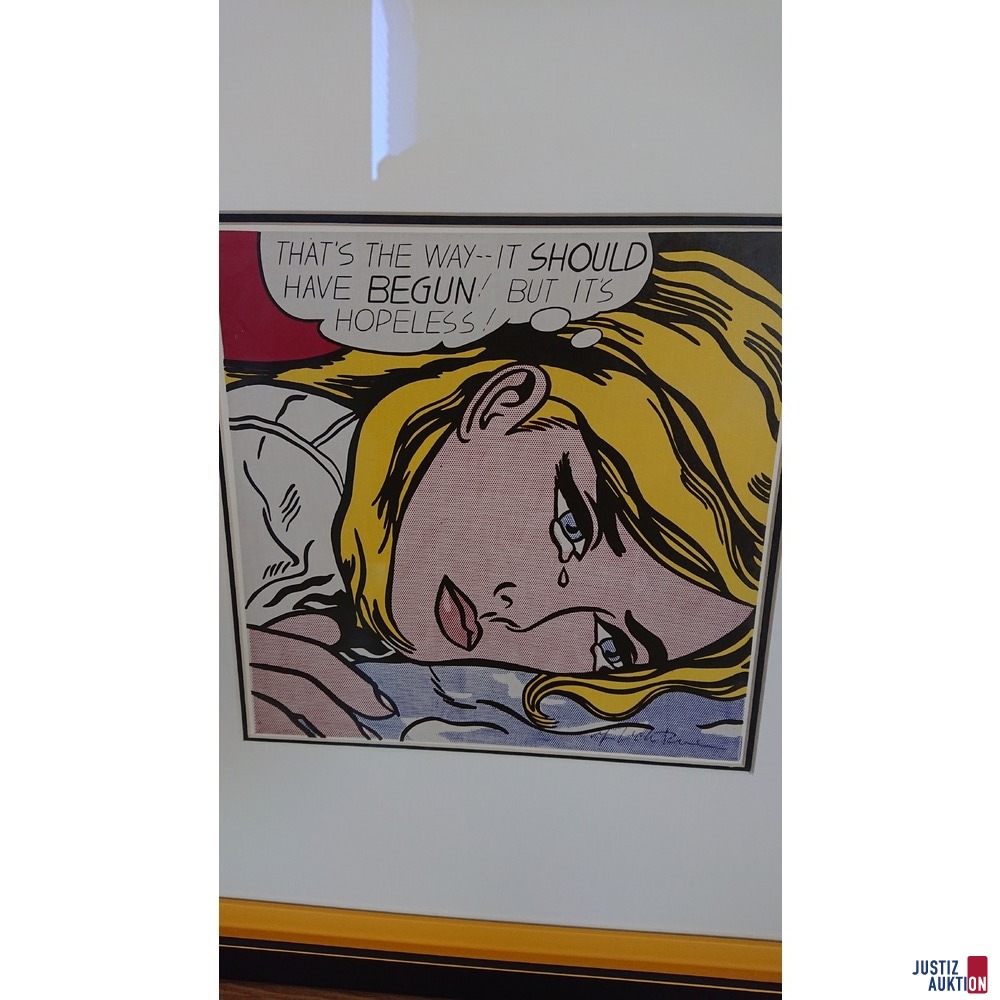 Druck Roy Lichtenstein