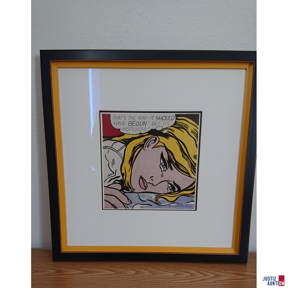 Druck Roy Lichtenstein