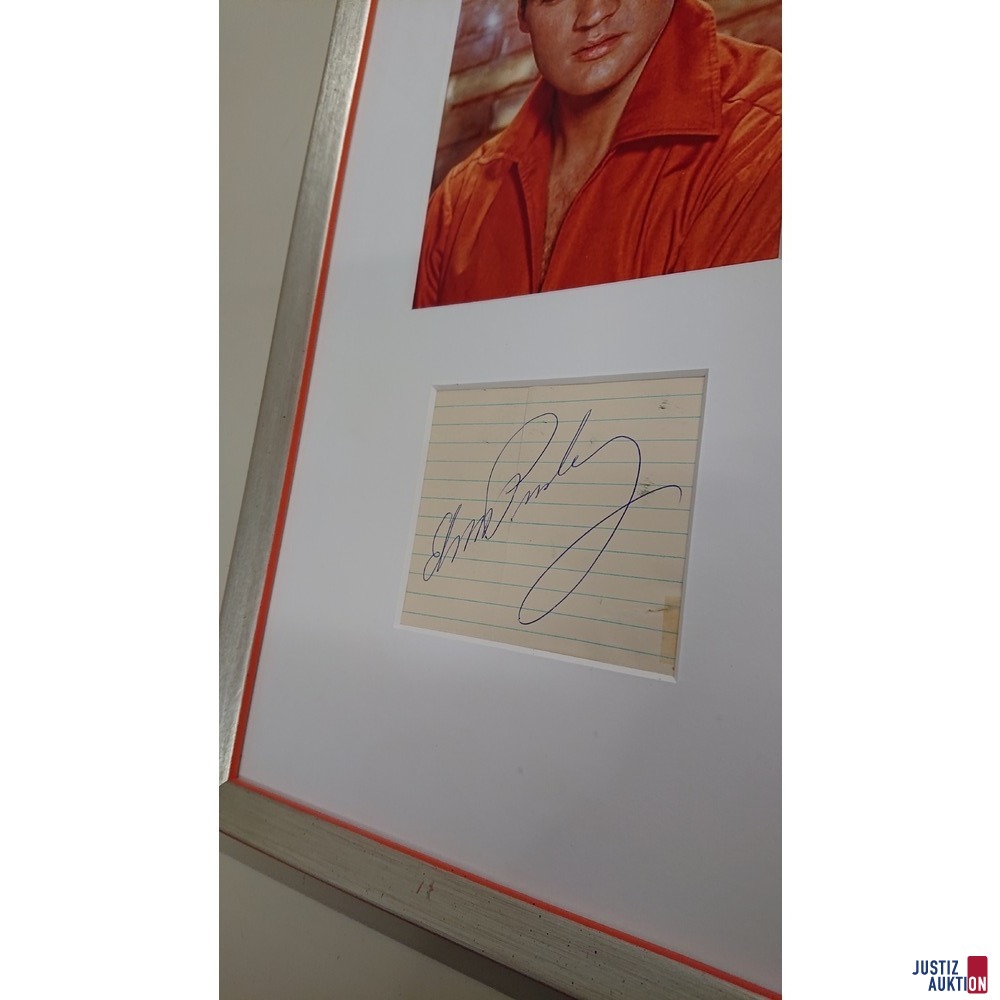 Elvis Presley Originalunterschrift