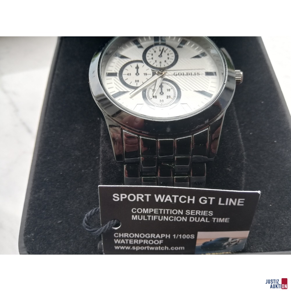 Armbanduhr GOLDLIS - Sport Watch GT Line-schwarzfarben