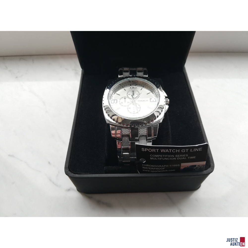 Armbanduhr GOLDLIS - Sport Watch GT Line -silberfarben